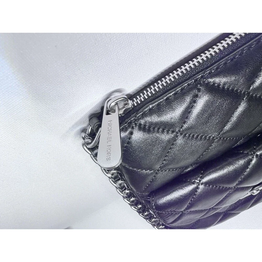 Coach Black Tote Shoulder Bag with Logo Tag